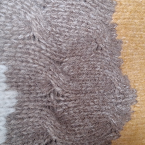 Comfy sweater. Acrylic/nylon but soft & fuzzy. Never worn. - Picture 3 of 3